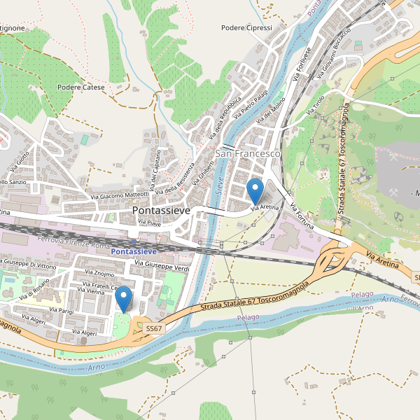 Thumbnail mappa monumenti di Pontassieve