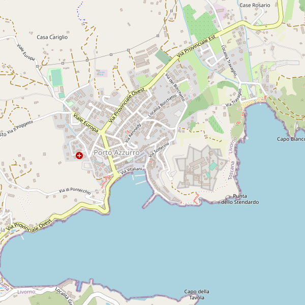 Thumbnail mappa monumenti di Porto Azzurro