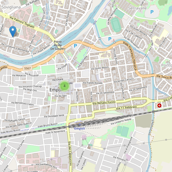 Thumbnail mappa musei di Empoli