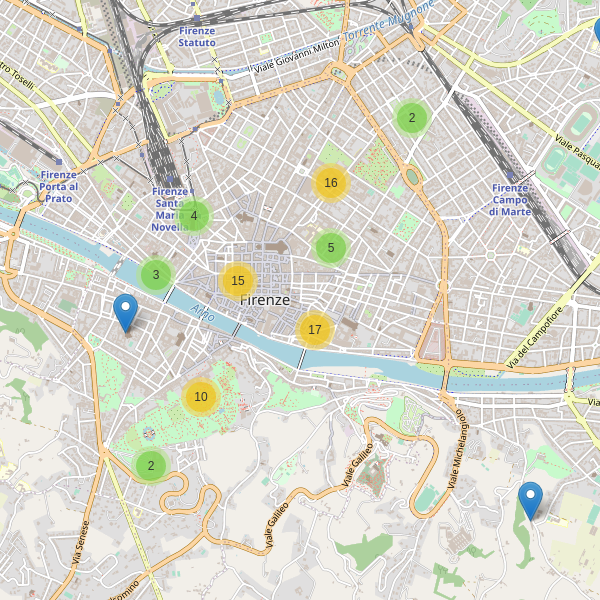 Thumbnail mappa musei di Firenze