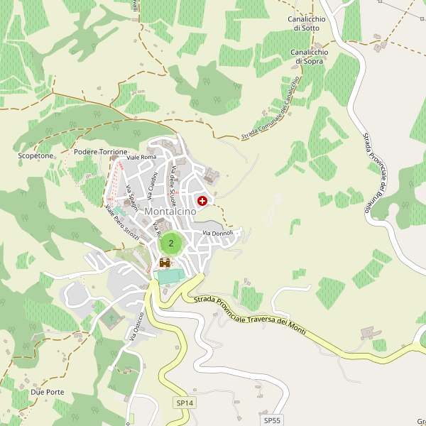 Thumbnail mappa musei di Montalcino