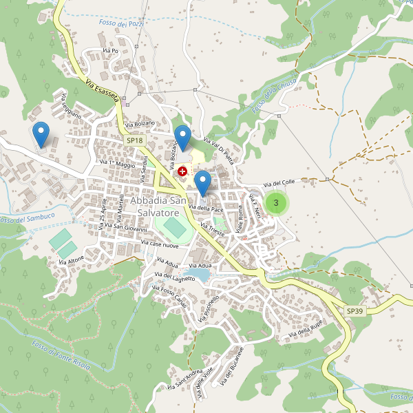 Thumbnail mappa parcheggi di Abbadia San Salvatore