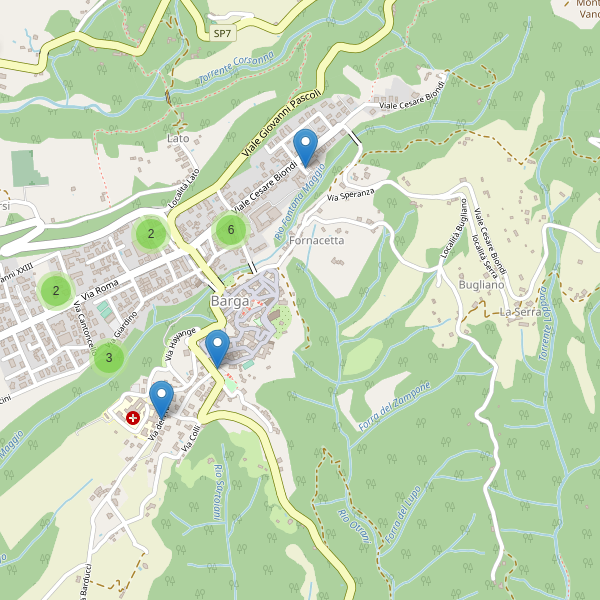 Thumbnail mappa parcheggi di Barga