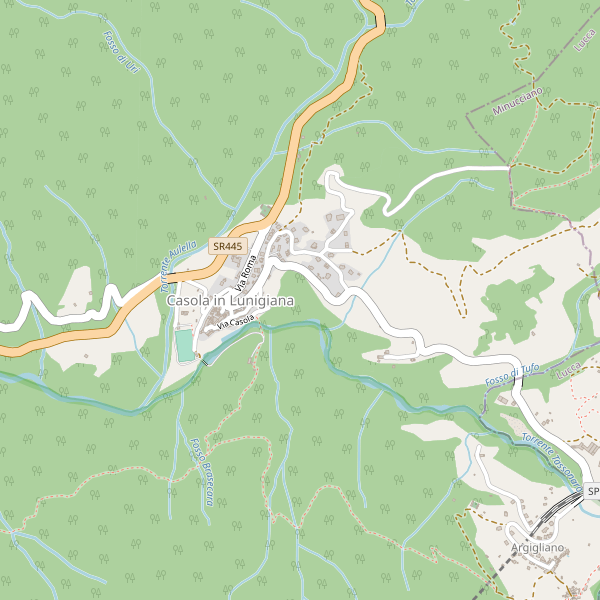 Thumbnail mappa parcheggi di Casola in Lunigiana