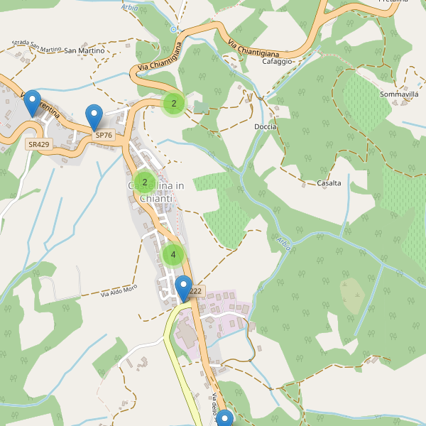 Thumbnail mappa parcheggi di Castellina in Chianti