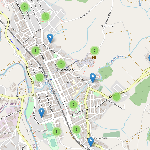 Thumbnail mappa parcheggi di Certaldo