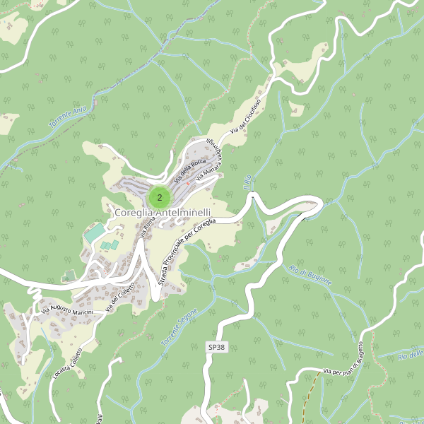 Thumbnail mappa parcheggi di Coreglia Antelminelli