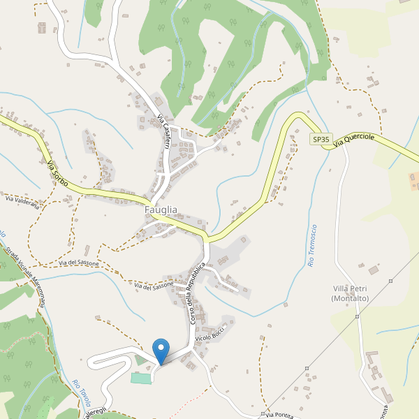 Thumbnail mappa parcheggi di Fauglia