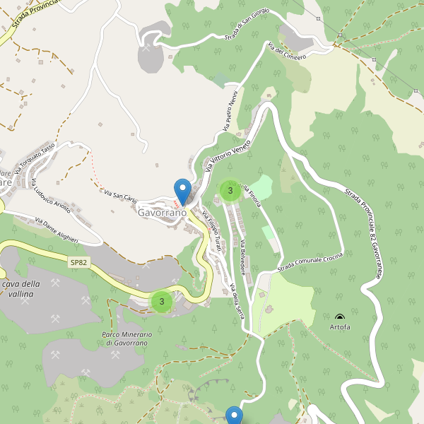 Thumbnail mappa parcheggi di Gavorrano