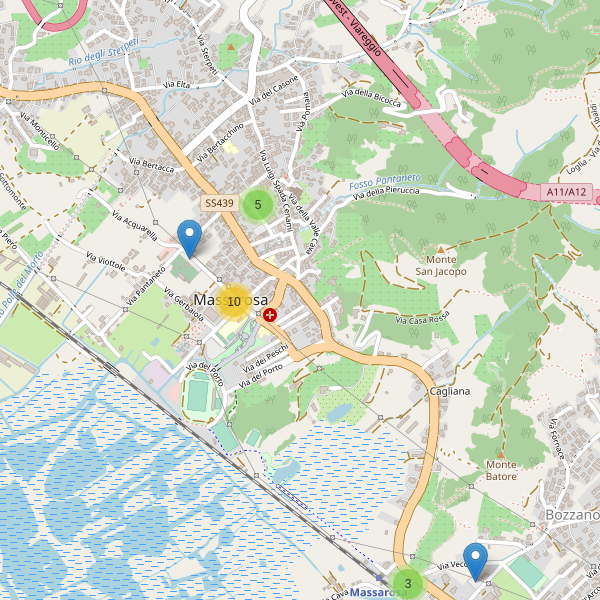 Thumbnail mappa parcheggi di Massarosa