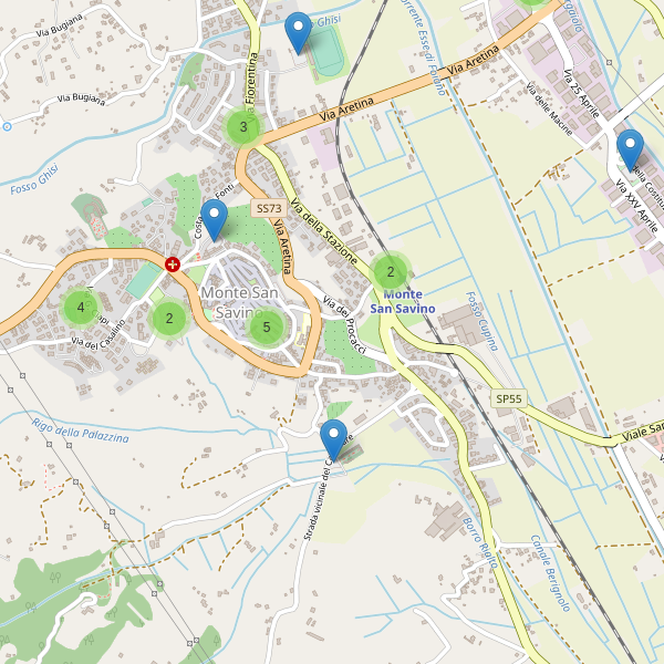 Thumbnail mappa parcheggi di Monte San Savino