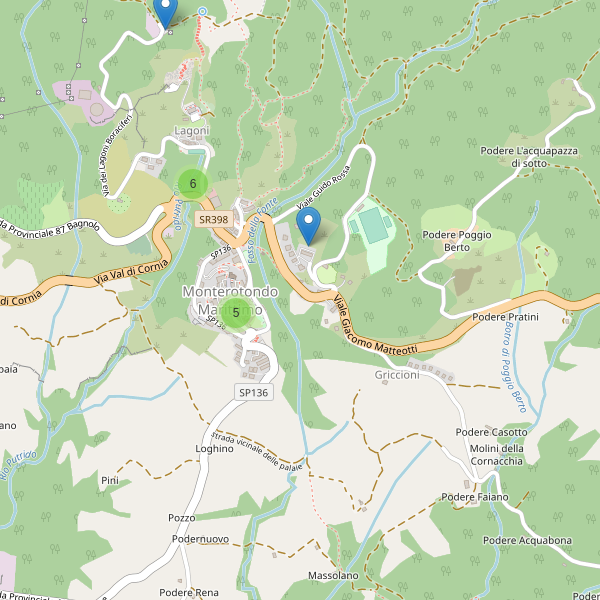 Thumbnail mappa parcheggi di Monterotondo Marittimo