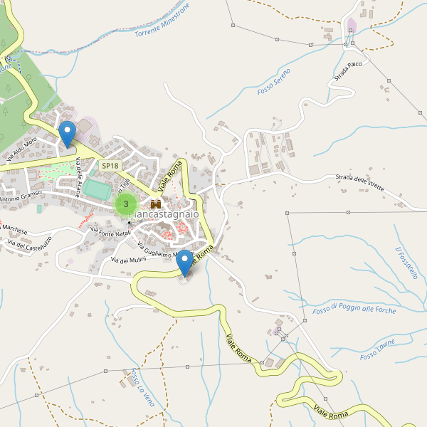 Thumbnail mappa parcheggi di Piancastagnaio