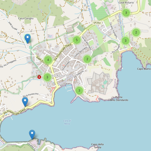 Thumbnail mappa parcheggi di Porto Azzurro