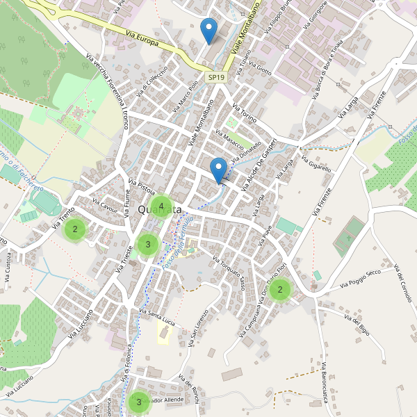 Thumbnail mappa parcheggi di Quarrata