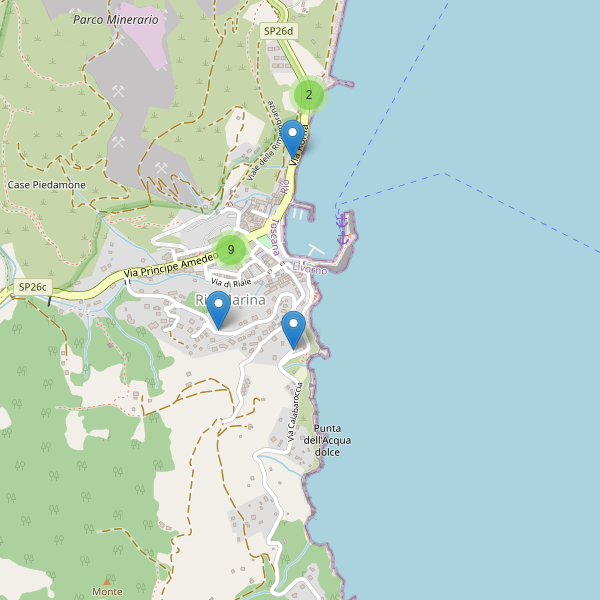 Thumbnail mappa parcheggi di Rio Marina