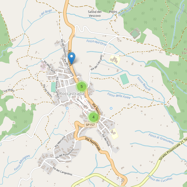 Thumbnail mappa parcheggi di Roccastrada