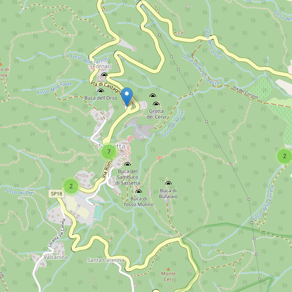 Thumbnail mappa parcheggi di Sassetta