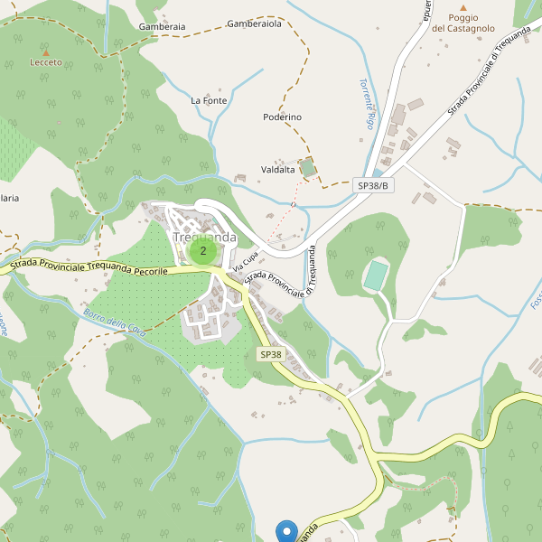 Thumbnail mappa parcheggi di Trequanda