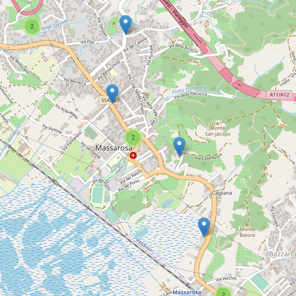 Thumbnail mappa ristoranti di Massarosa