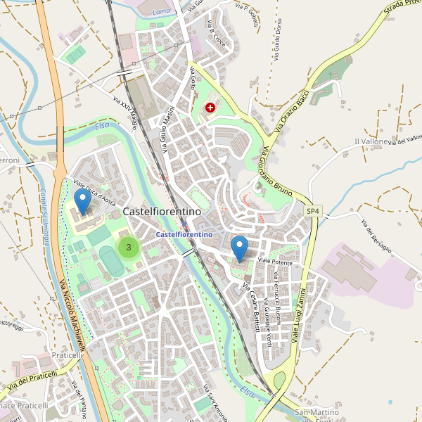 Thumbnail mappa scuole di Castelfiorentino
