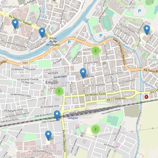 Thumbnail mappa scuole di Empoli