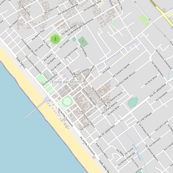 Thumbnail mappa scuole di Forte dei Marmi