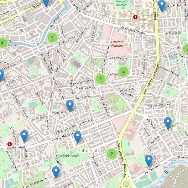 Thumbnail mappa scuole di Livorno