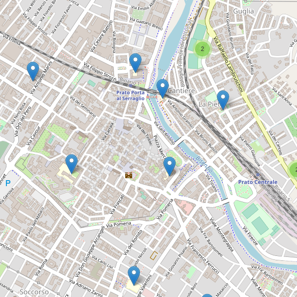 Thumbnail mappa scuole di Prato