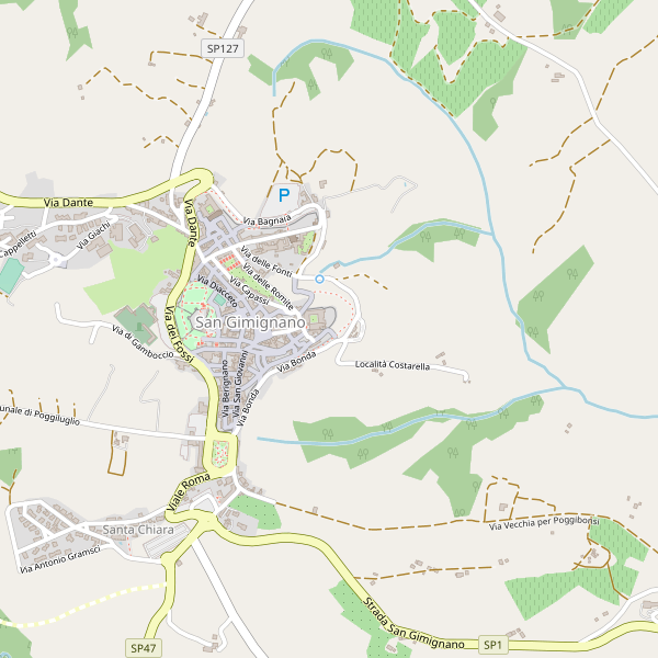 Thumbnail mappa scuole di San Gimignano