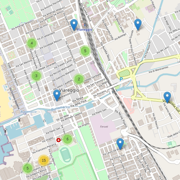 Thumbnail mappa scuole di Viareggio