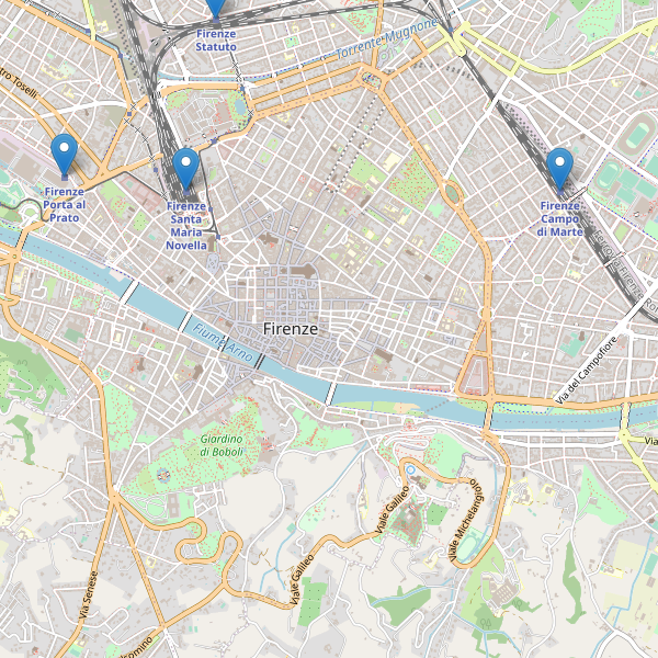 Thumbnail mappa stazioni di Firenze