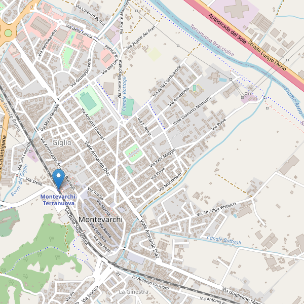 Thumbnail mappa stazioni di Montevarchi
