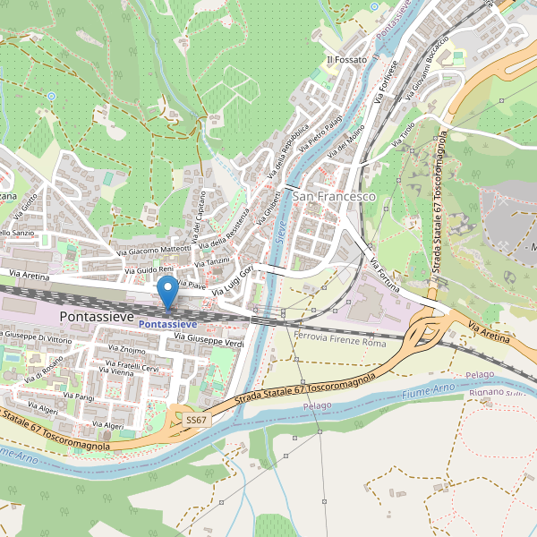Thumbnail mappa stazioni di Pontassieve