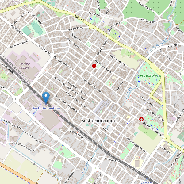 Thumbnail mappa stazioni di Sesto Fiorentino