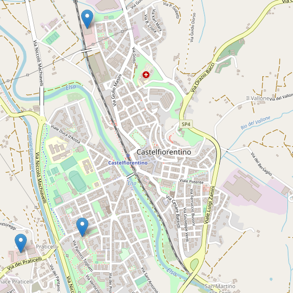 Thumbnail mappa supermercati di Castelfiorentino
