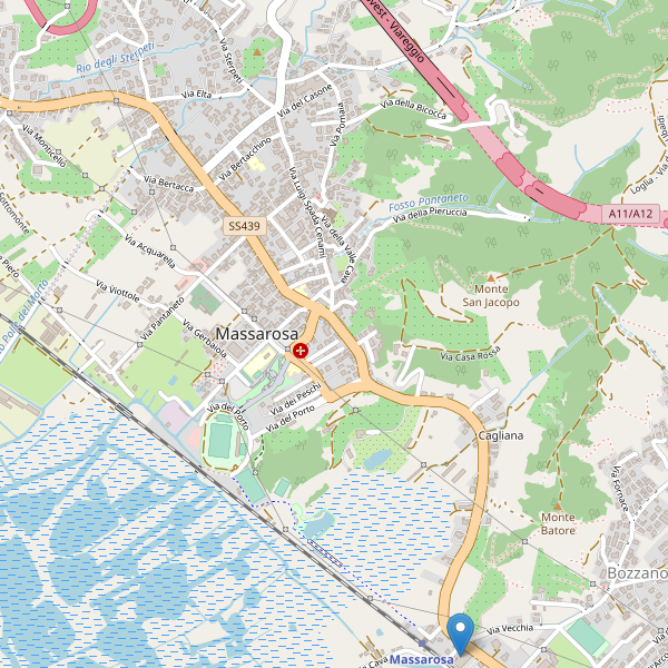 Thumbnail mappa supermercati di Massarosa