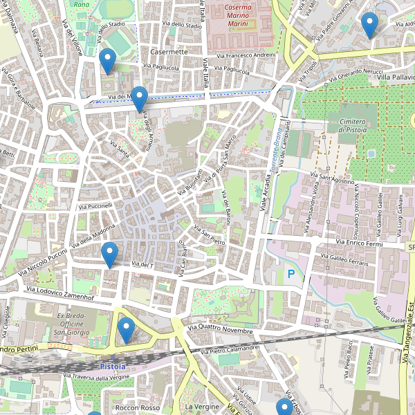 Thumbnail mappa supermercati di Pistoia