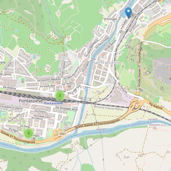 Thumbnail mappa supermercati di Pontassieve