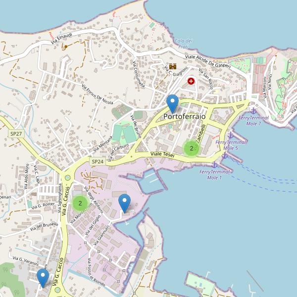 Thumbnail mappa supermercati di Portoferraio