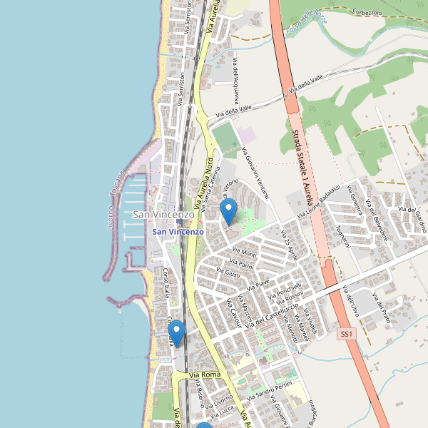 Thumbnail mappa supermercati di San Vincenzo
