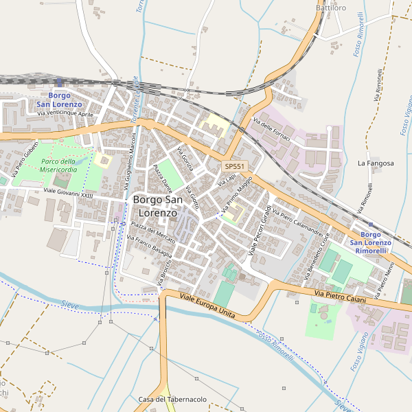 Thumbnail mappa taxi di Borgo San Lorenzo