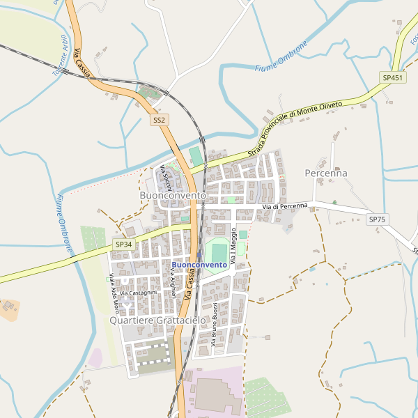 Thumbnail mappa taxi di Buonconvento