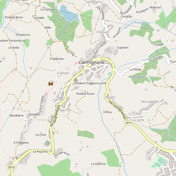 Thumbnail mappa taxi di Carmignano