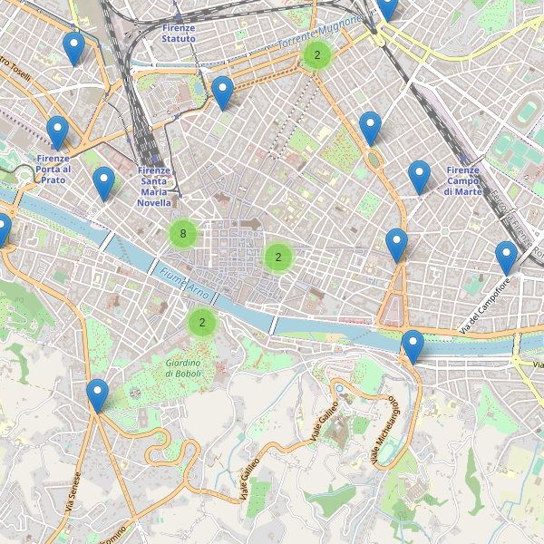 Thumbnail mappa taxi di Firenze