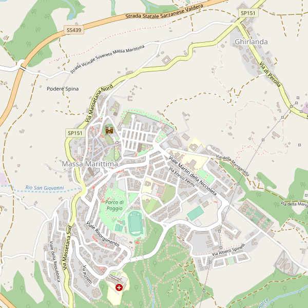 Thumbnail mappa taxi di Massa Marittima