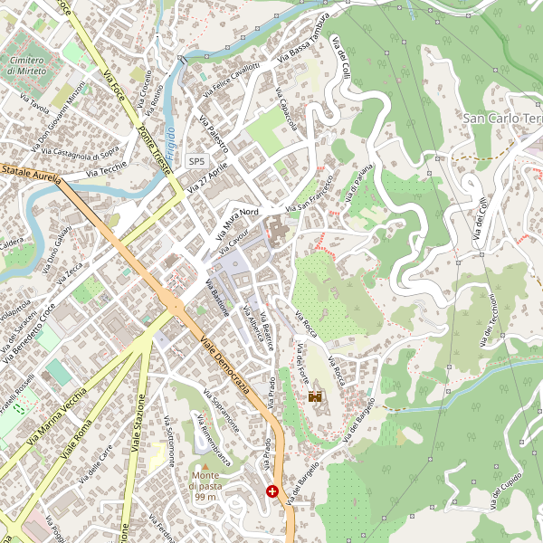 Thumbnail mappa taxi di Massa