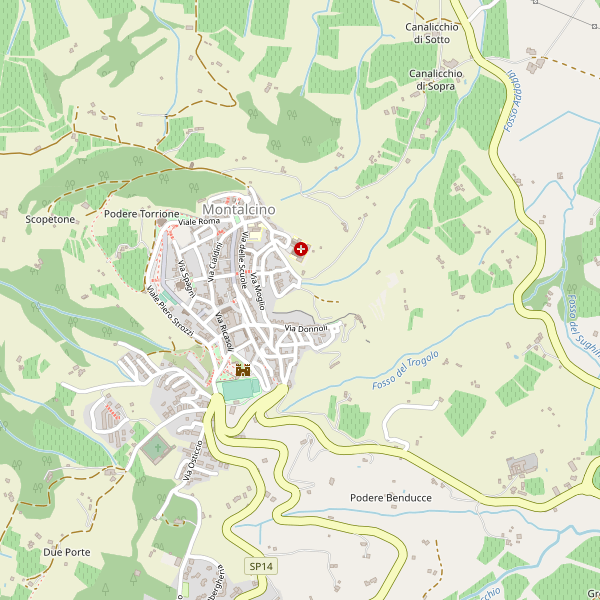 Thumbnail mappa taxi di Montalcino