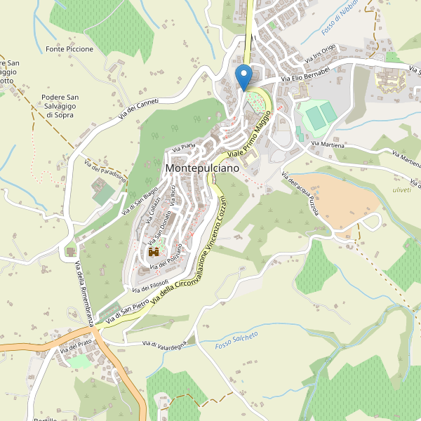 Thumbnail mappa taxi di Montepulciano