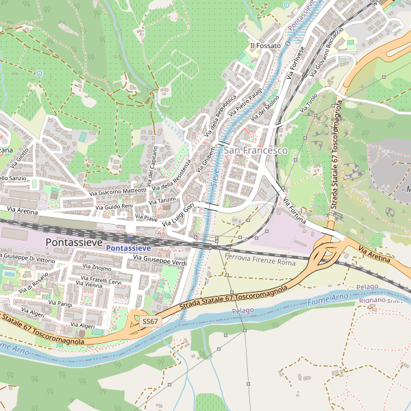 Thumbnail mappa taxi di Pontassieve